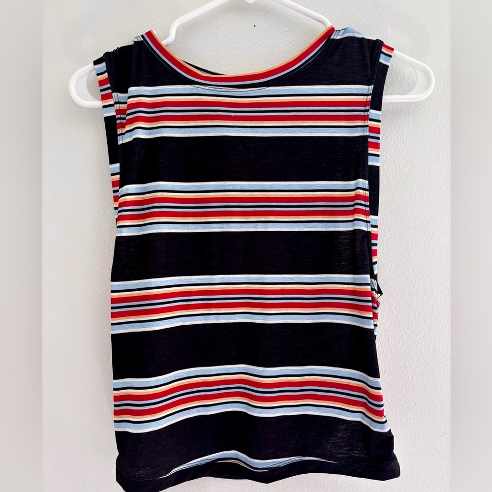 Free People Movement tank top with adjustable side cinches.